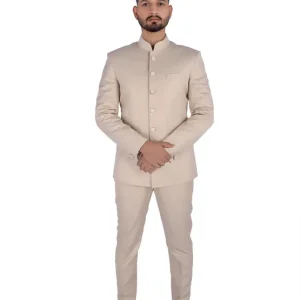 Men jodpuri bandhgala Solid Suit