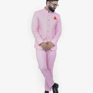 Men jodhpuri bandhgala Solid Suit