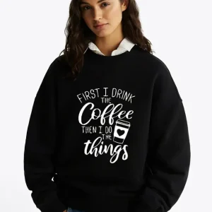 Women Full Sleeve Printed Sweatshirt