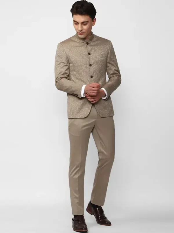 Men jodpuri bandhgala Solid Suit